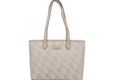 Μπεζ τσάντα ώμου - VENCI - 