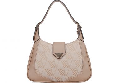 Μπεζ τσάντα ώμου - VENCI - 