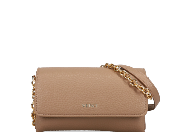 Μπεζ τσάντα ώμου - VENCI - 