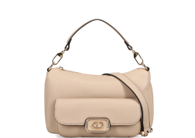 Μπεζ τσάντα ώμου - GAUDI - 