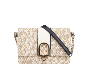 Μπεζ τσάντα ώμου - GAUDI - 