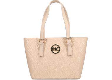 Μπεζ τσάντα ώμου - MARIE CLAIRE - 