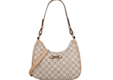 Μπεζ τσάντα ώμου - BEVERLY HILLS POLO CLUB - 