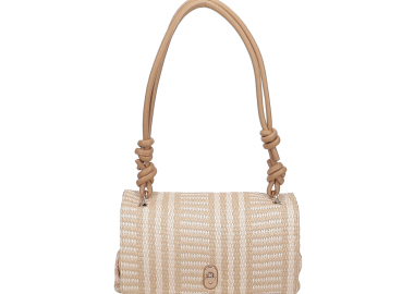 Μπεζ τσάντα ώμου - MIGATO - 