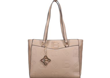 Μπεζ τσάντα ώμου - LAURA BIAGIOTTI - 