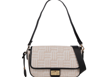 Μπεζ τσάντα ώμου - MIGATO - 