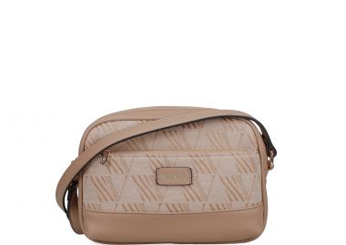 Μπεζ τσάντα ώμου χιαστί - VENCI - 