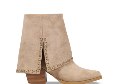 Μπεζ western μποτάκι - MIGATO - 