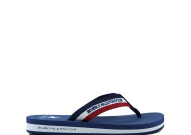 Μπλε ανδρική δίχαλη σαγιονάρα - BEVERLY HILLS POLO CLUB - 