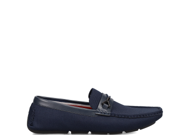 Μπλε ανδρικό loafer - MIGATO - 