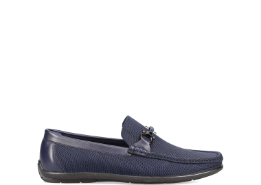 Μπλε ανδρικό loafer - MIGATO - 
