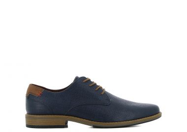 Μπλε ανδρικό παπούτσι Oxford - SJ - 