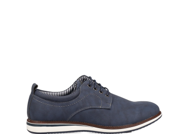 Μπλε ανδρικό παπούτσι Oxford - MIGATO - 
