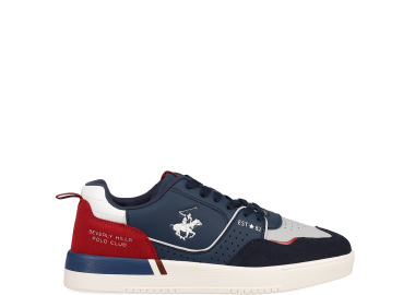 Μπλε ανδρικό sneaker - BEVERLY HILLS POLO CLUB - 