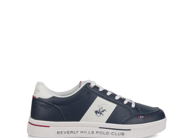 Μπλε ανδρικό sneaker - BEVERLY HILLS POLO CLUB - 