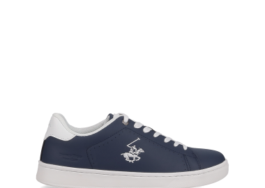 Μπλε ανδρικό sneaker - BEVERLY HILLS POLO CLUB - 