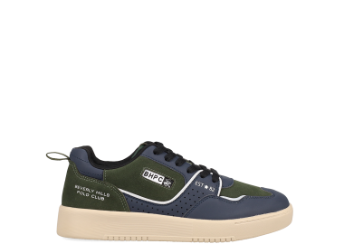 Μπλε ανδρικό sneaker - BEVERLY HILLS POLO CLUB - 