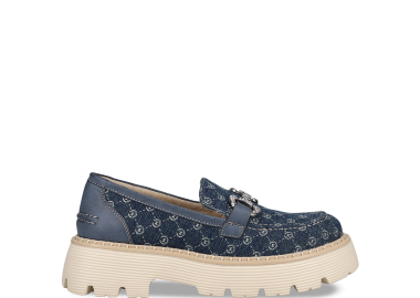 Μπλε denim chunky loafer - MIGATO - 
