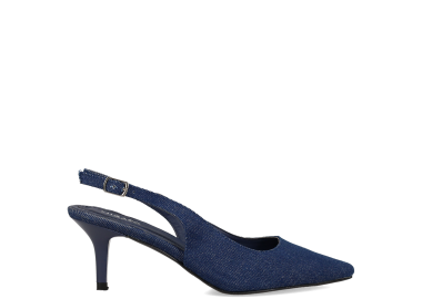 Μπλε denim γόβα - MIGATO - 