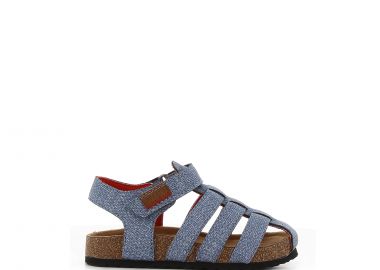Μπλε denim παιδικό πέδιλο - SJ - 