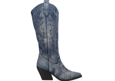 Μπλε denim western μπότα - MIGATO - 