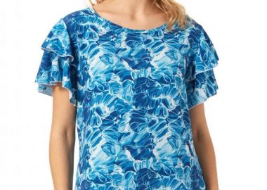 ΜΠΛΕ ΕΜΠΡΙΜΕ ΜΠΛΟΥΖΑ ΜΕ ΔΙΠΛΟ ΒΟΛΑΝ ΣΤΑ ΜΑΝΙΚΙΑ - Anna Raxevsky - 