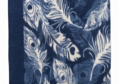 ΜΠΛΕ ΚΑΣΚΟΛ ΜΕ ΛΕΥΚΑ ΦΤΕΡΑ ΠΑΓΩΝΙΟΥ - Anna Raxevsky - 