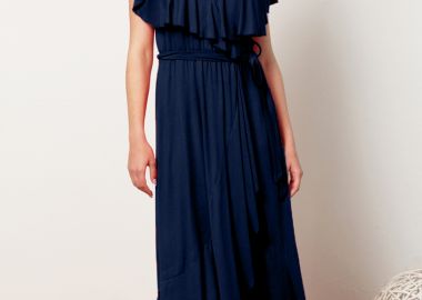 ΜΠΛΕ ΜΑΞΙ ΦΟΡΕΜΑ ΑΣΥΜΕΤΡΟ ΜΕ ΒΟΛΑΝ - Anna Raxevsky - 