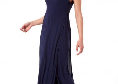 ΜΠΛΕ ΜΑΞΙ ΦΟΡΕΜΑ ΜΕ ΑΝΟΙΓΜΑ ΣΤΟ ΠΛΑΪ - Anna Raxevsky - 