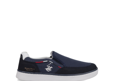 Μπλε σκούρο ανδρικό loafer - BEVERLY HILLS POLO CLUB - 