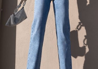 ΜΠΛΕ WIDE LEG ΤΖΙΝ- MALIA - sense-shop - 