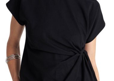 Μπλούζα Αμάνικη Ale Με Σούρα Στο Πλάι 8922778-BLACK Γυναικείο - Ale - 