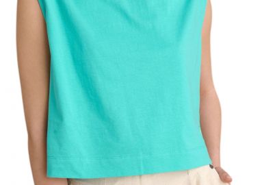 Μπλούζα Αμάνικη Attrattivo Με Άνοιγμα Στην Πλάτη 9921295-AQUA Γυναικείο - Attrattivo - 