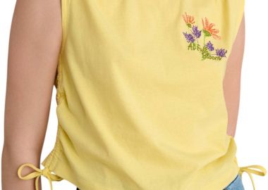 Μπλούζα Αμάνικη Attrattivo Με Κέντημα 9921294-YELLOW Γυναικείο - Attrattivo - 