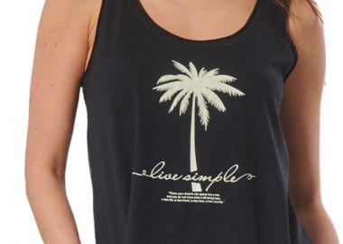 Μπλούζα Αμάνικη Body Action Regular Fit Beach 041424-01 Γυναικείο - Body Action - 