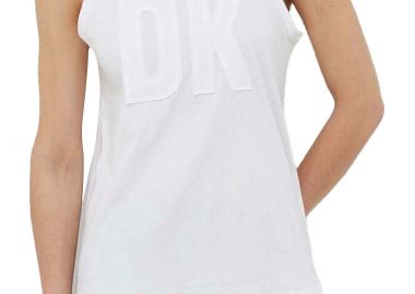 Μπλούζα Αμάνικη DKNY Exploded Applique Logo DP3T9217-WHT Γυναικείο - DKNY - 