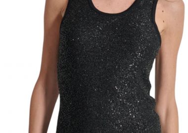 Μπλούζα Αμάνικη DKNY Sequin Yarn P4HSAT29-BBL Γυναικείο - DKNY - 