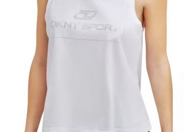 Μπλούζα Αμάνικη DKNY Sport Logo Με Στρας DP1T8118-WHT Γυναικείο - DKNY - 