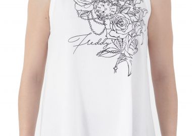 Μπλούζα Αμάνικη Freddy Floral Τύπωμα S9WMLK1-W- Γυναικείο - Freddy - 