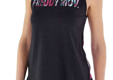 Μπλούζα Αμάνικη Freddy Με Φλοράλ Τύπωμα Στην Πλάτη S2WFTK2-NFLO20 Γυναικείο - Freddy - 