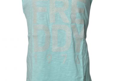 Μπλούζα Αμάνικη Freddy Με Glitter S7WCST2-D390 Γυναικείο - Freddy - 