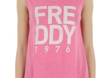 Μπλούζα Αμάνικη Freddy Με Glitter S7WCST2-P210 Γυναικείο - Freddy - 