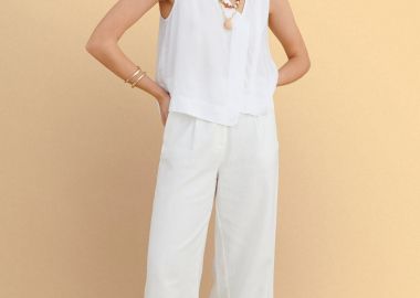 Μπλούζα αμάνικη λινή - 5206179114554 -  - 