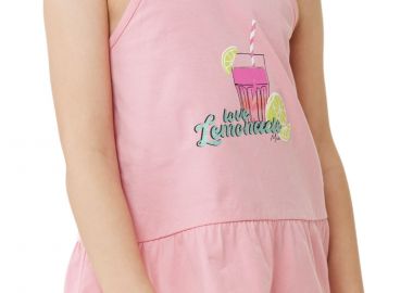 Μπλούζα Αμάνικη Mexx Lemonade Print TU2011033G-Salmon Pink Κορίτσι - Mexx - 