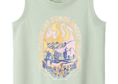 Μπλούζα Αμάνικη Name It Nkfveen 13230102-Silt Green- Desert Κορίτσι - Name It - 