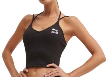 Μπλούζα Αμάνικη Puma Classics Ribbed Crop 624255-01 Γυναικείο - Puma - 