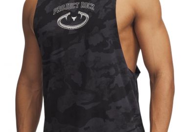 Μπλούζα Αμάνικη Under Armour Project Rock Camo 1389978-016 Ανδρικό - Under Armour - 