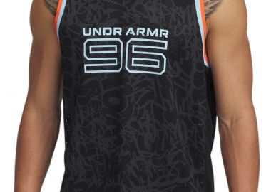 Μπλούζα Αμάνικη Under Armour Zone Pro Mesh Tank Printed 6000369-001 Ανδρικό - Under Armour - 