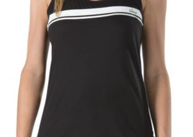 Μπλούζα Αμάνικη Vans Script Stripe VN0A3IPJBLK1-BLACK Γυναικείο - Vans - 