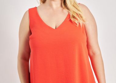 Μπλούζα αμάνικη washed ανάγλυφο -  - 